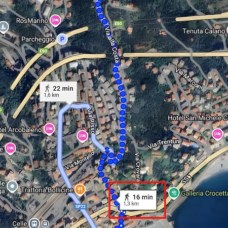 Hébergement de vacances La Rosa Del Borgo - Mare 3 Min In Auto, 15 Min A Piedi Celle Ligure